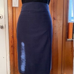 BANANA REPUBLIC navy blue pencil skirt